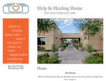 Tablet Screenshot of helpinhealinghome.org